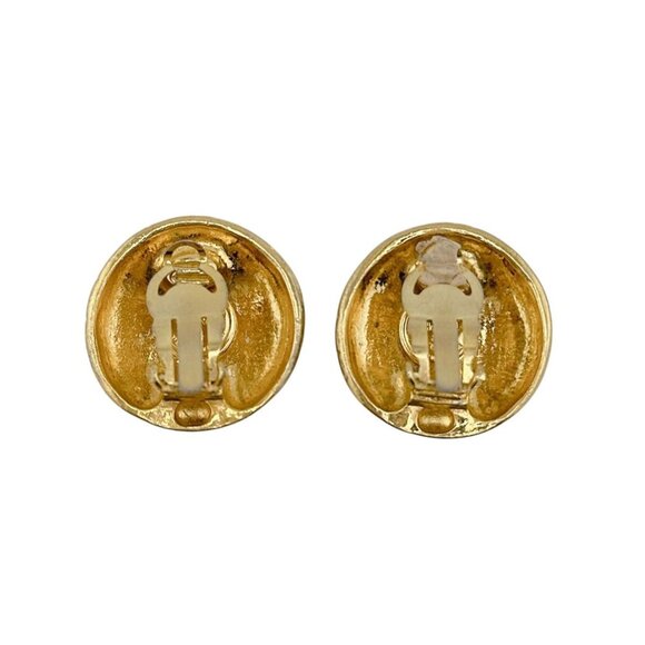 CHANEL Vintage Gold Earrings - Picture 2 of 6